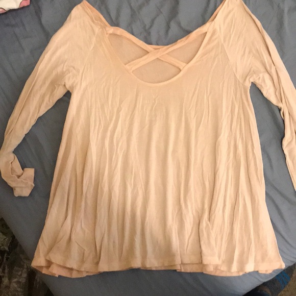 Baby pink American Eagle Top - Picture 2 of 3